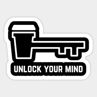 Unlock Your Mind Sticker